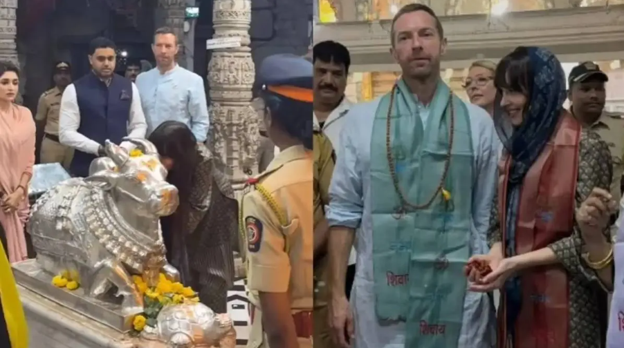 Coldplay singer Chris Martin immersed in devotion, reached Lord Shiva’s temple with GF Dakota Johnson