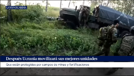 The full sequence of an ambush by Chechen soldiers on a Russian truck