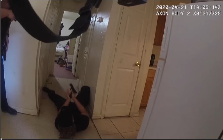 Raw footage: NOPD officer shot in apartment raid