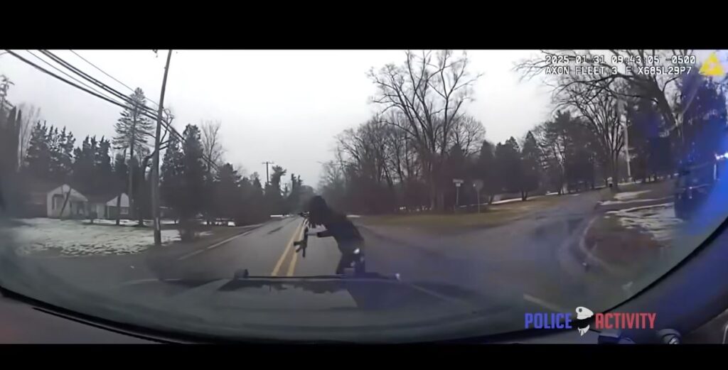 Dashcam Shows Southfield Police Officers Pursue and Arrest Armed Carjacking Suspect