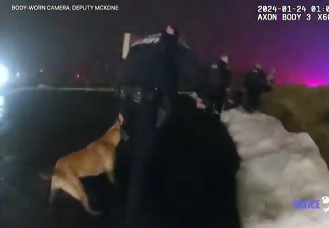 Full Video Click: Deputies Shoot Man Who Stabbed Two K9 Dogs During Confrontation